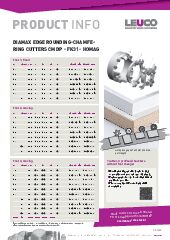 DIAMAX edge rounding and chamfering milling cutter for HOMAG FK30 and FK31